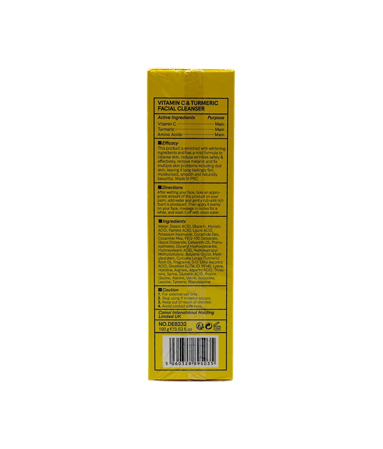 disunie facial cleanser brightening china de8732