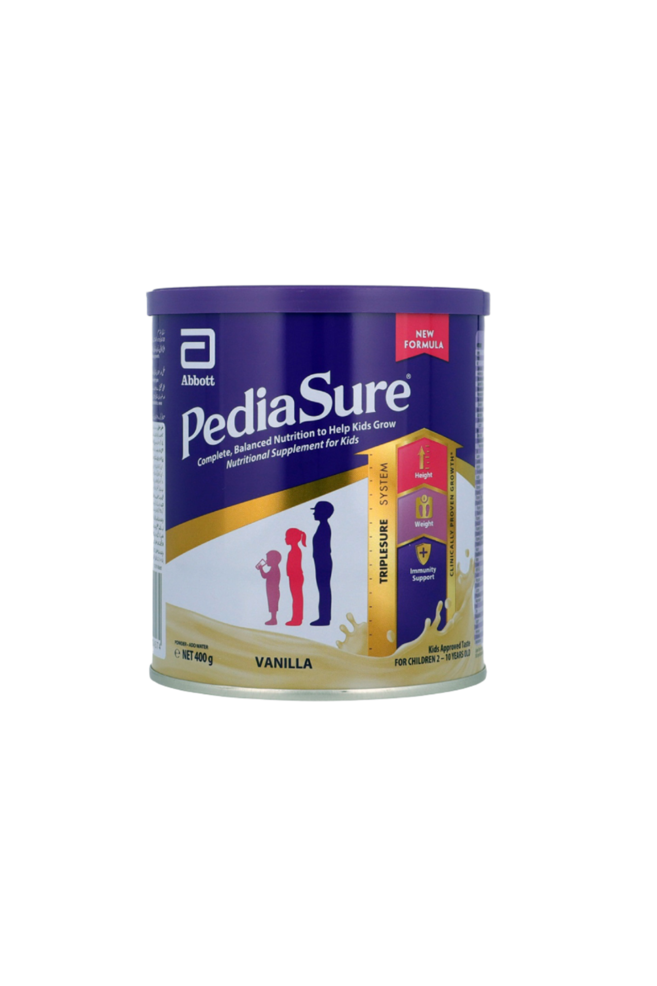 pediasure milk powder vanilla 400g