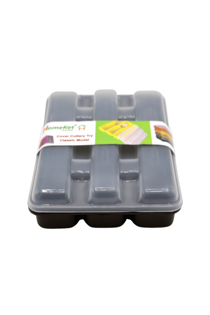 homeket plastic spoon box & lid 3sec pak