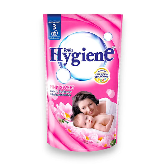 hygiene fabric softener pink sweet pouch 580ml thai