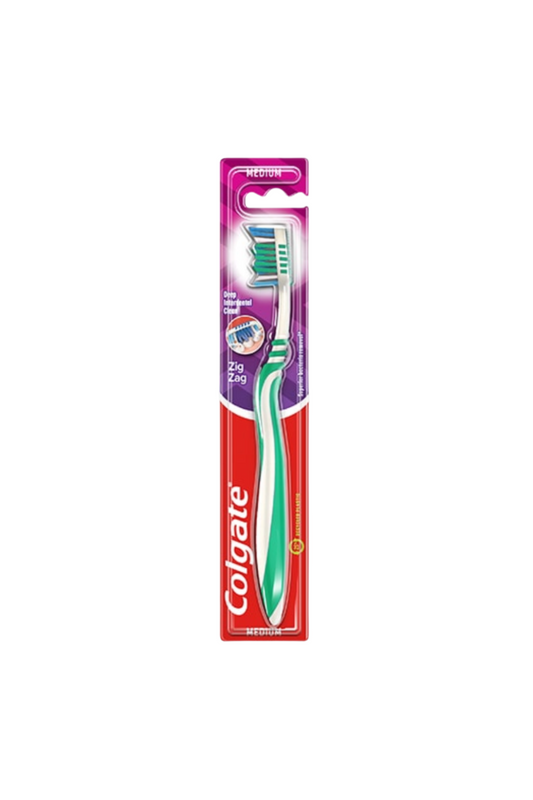 colgate tooth brush zig zag medium
