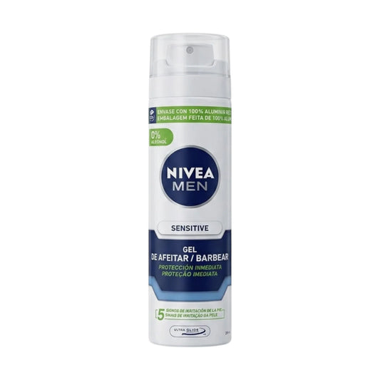 nivea men shaving gel sensitive immediate protection 200ml